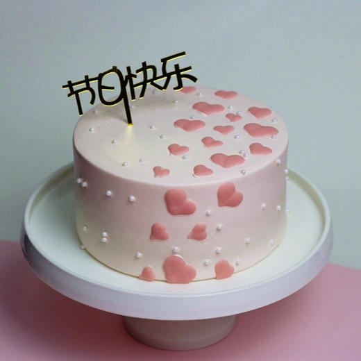 【女神节】满心欢喜-进口动物奶油蛋糕 商品图0