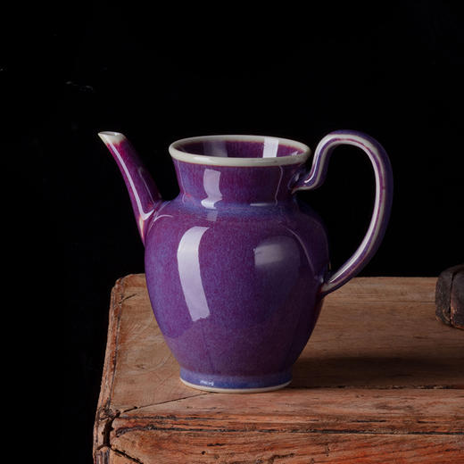 【问鼎钧瓷】执壶公杯陶瓷茶海分茶器家用景德镇功夫茶具钧窑公道杯大 商品图0