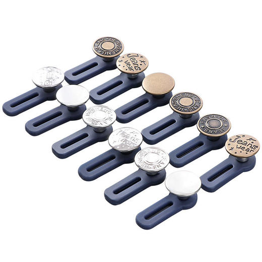 调节扣腰围大小 免缝牛仔裤扩腰纽扣裤， 商品图8