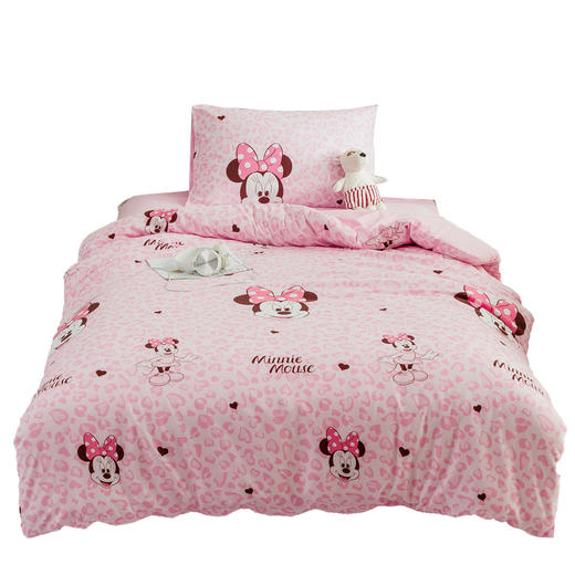 迪士尼水洗棉三件套被套:150*200cm(1)床单:160*210cm(1)枕套:48*74cm(1) 商品图4