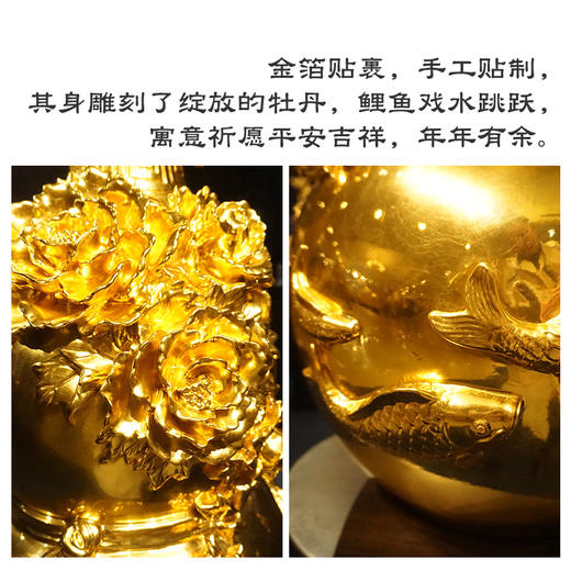 福禄满堂富贵有余金葫芦大摆件 商品图1