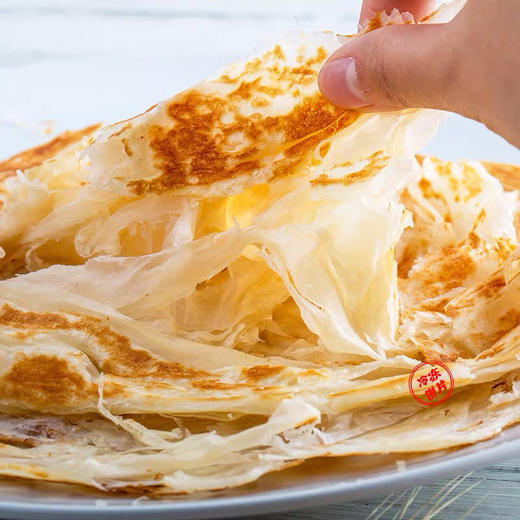 【粮全其美手抓饼】80g*8片/袋，不抹油不解冻，直接加热即可 商品图3