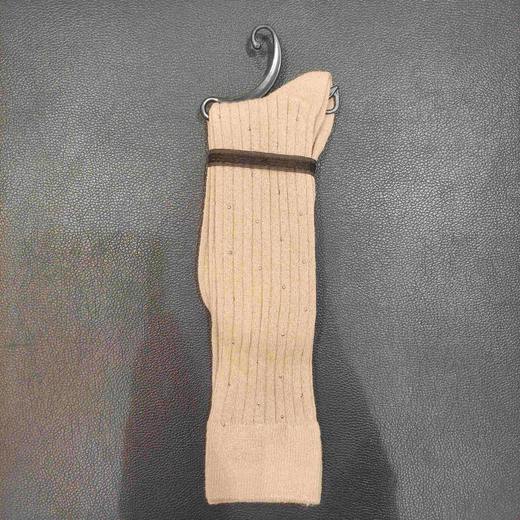 lfgj sd-1990-9设计师款时尚轻奢女袜长筒袜堆堆袜 商品图0