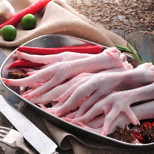圣冷冻长鸡爪新鲜速冻高品质鸡肉带棍凤爪*4斤 商品图2