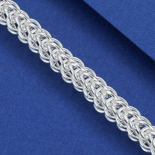 【双龙护主】S990银龙头手链【YHSL007】男士生肖2101 商品图1