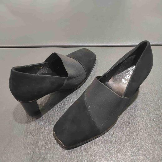 lFGJ 9701小方头高跟牛皮都市潮流女单鞋 商品图11