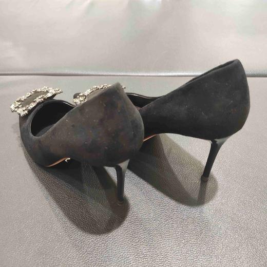 lfgj jeans bc905尖头水钻方扣细跟高跟女鞋 商品图8