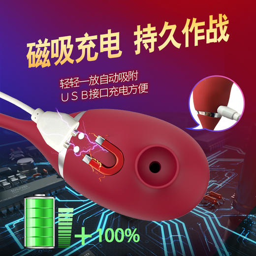 乐意吸溜clay吮xi舌舔跳蛋女用紫薇器双头震动 成人情趣性用品 商品图3