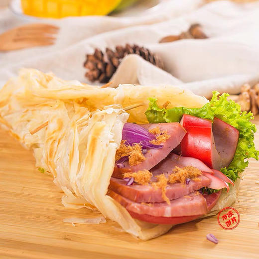 【粮全其美手抓饼】80g*8片/袋，不抹油不解冻，直接加热即可 商品图1