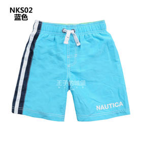 帆船 男童 童裤 竖纹字母 速干沙滩裤/短裤 NKS02