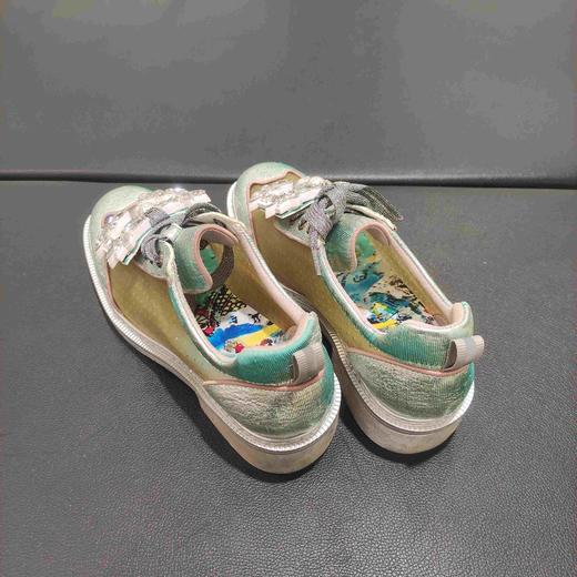 LFGJ 6423 时尚镂空透气水钻方扣平底女鞋 商品图10