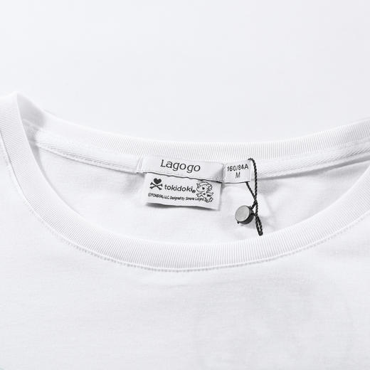 Lagogo拉谷谷2021新款撞色独角兽图案装饰T恤女KATT313A07 商品图3