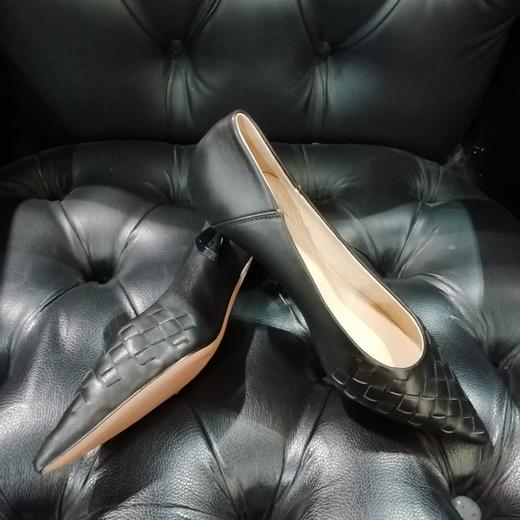 lfgj jeans BJ604 羊皮编制时尚跟鞋 商品图10