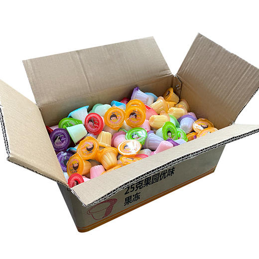 【樱桃小丸子果冻4斤】优乳果味果冻混合装休闲零食整箱 商品图3