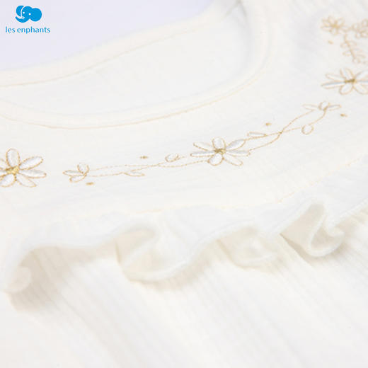 丽婴房-童衣类（春）E1上衣\背心式上衣白色\米白 商品图2