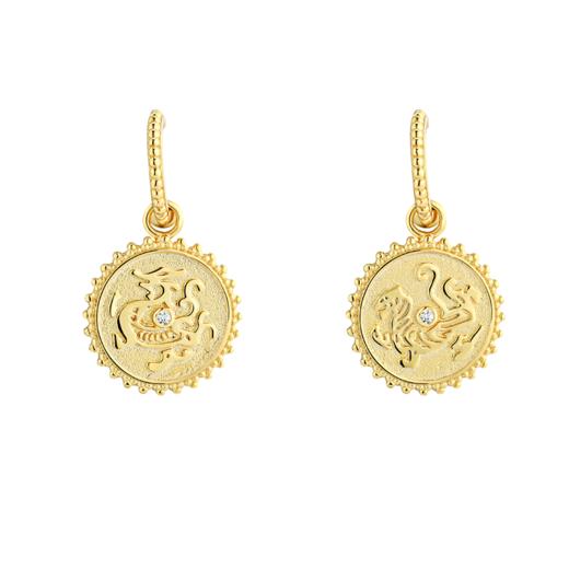 宫里的世界 瑞兽系列青龙白虎耳环 商品图3