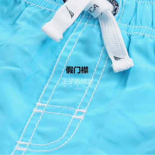 帆船 男童 童裤 竖纹字母 速干沙滩裤/短裤 NKS02 商品图3