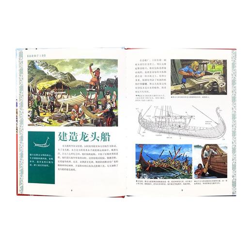 《维京时代》 大海的王子，远方的开拓者 10-100岁 历史绘本 人类的生活 读小库 商品图2