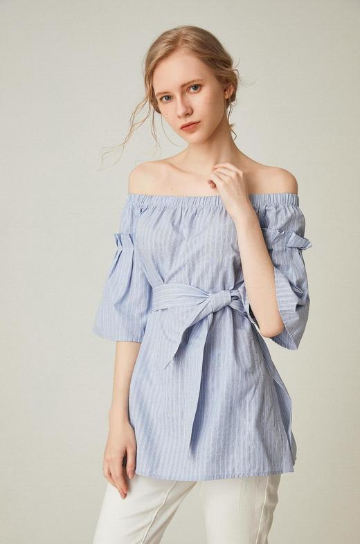 famecoco范可儿夏季套头衬衫F193BD028 商品图2