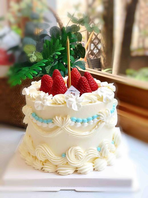 复古水果奶油蛋糕 下单前请仔细阅读商品详情 商品图0