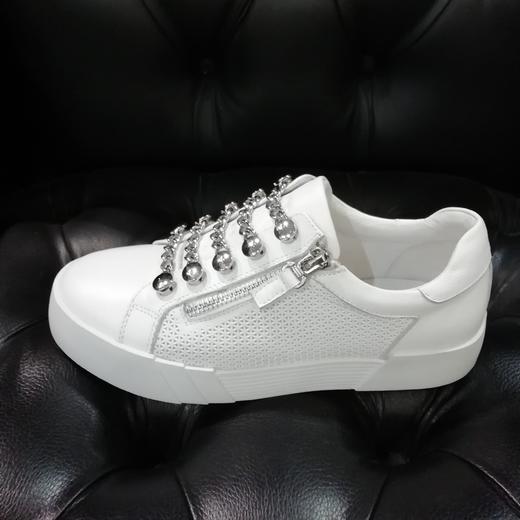 LFGJ 0507设计师款链条小白鞋 商品图1