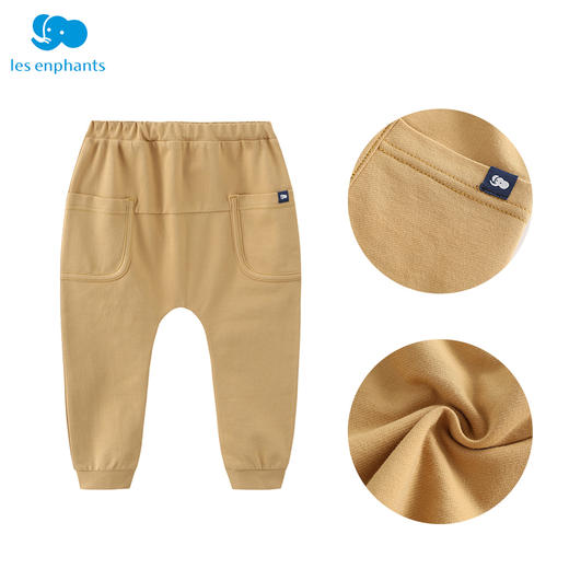 丽婴房-童衣类（春）E1长裤\吊带裤浅卡其\卡其 商品图3