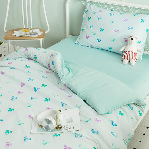 迪士尼水洗棉三件套被套:150*200cm(1)床单:160*210cm(1)枕套:48*74cm(1) 商品图6