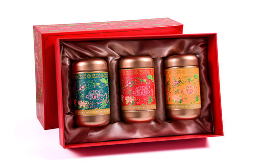 【宜昌助农馆】车溪人家 宜昌宜红吉祥如意款300g (100g*3罐)/提 商品图1