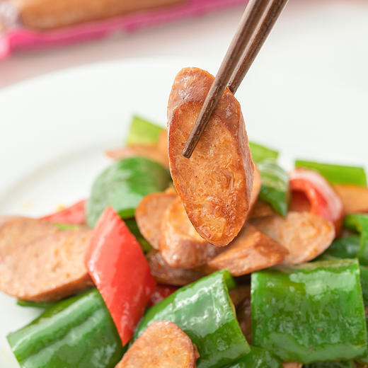齐善素食大善腊肠佛家纯素肉豆制品人造肉零食魔芋素肠素菜 商品图2