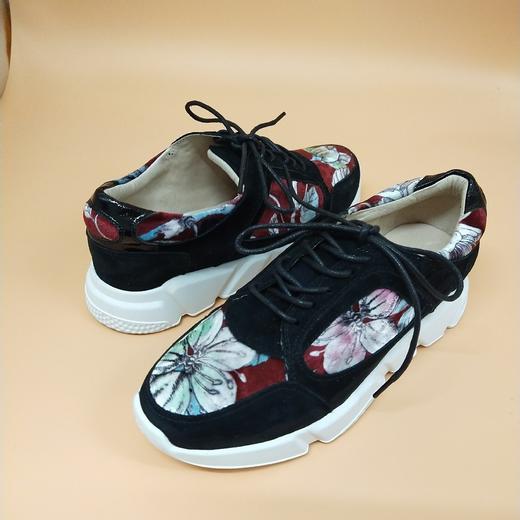 LFGJ  5411时尚潮流羊皮金丝绒女鞋（随意剪裁，花色不会对称） 商品图3