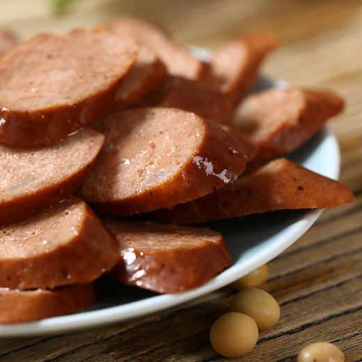 齐善素食大善腊肠佛家纯素肉豆制品人造肉零食魔芋素肠素菜 商品图5