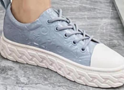 lfgj jeans BR503 街头系带镶钻休闲板鞋 商品图2