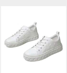 lfgj jeans BR503 街头系带镶钻休闲板鞋