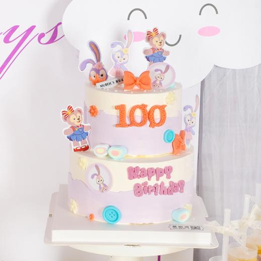 紫色宝宝生日宴甜品台定制 商品图1