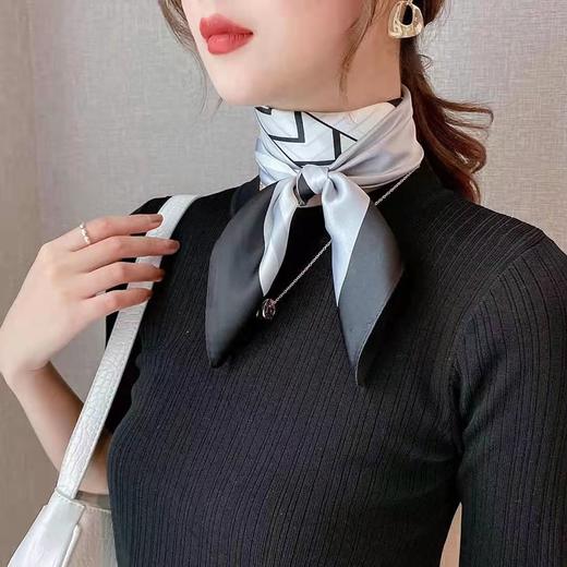 【内购不退换】【魔法丝巾】【一抹色彩 点亮整身搭配】【现货】臣禾【经典实用款】方巾好用又好看仿真丝锻面【多场合搭配用途】S211270330 商品图1