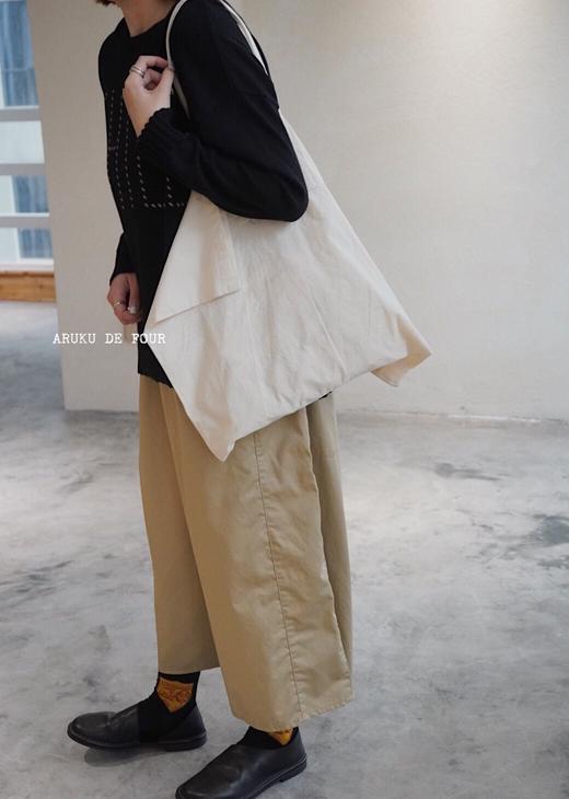 （g）卡其/白/黑 阔腿裤 商品图12