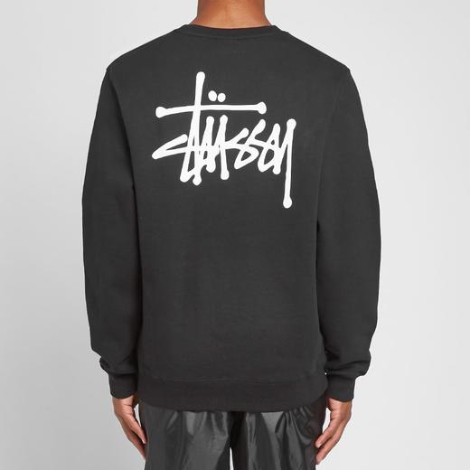 高端面料 潮流鼻祖st*ssy   春季新单品！太空棉廓形圆领卫衣 WY491 商品图3