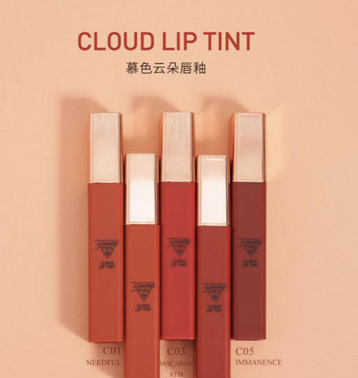 3ce第三眼-3concepteyes慕色云朵唇釉丝绒铁锈红烂番茄色雾面显色-会员6折 商品图1