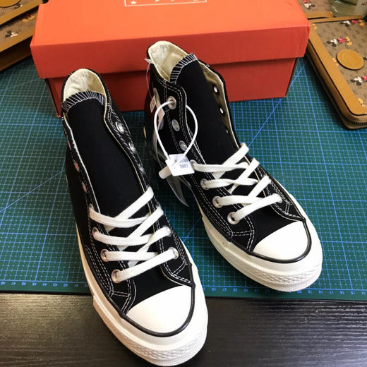 匡威1970s帆布鞋-黑色高帮 商品图2