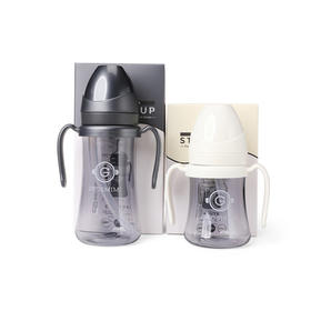 【门店直发】【原装进口一手货源】格罗咪咪Grosmimi吸管杯奶瓶婴儿童学饮宝宝喝奶水杯防漏韩国进口