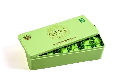 【宜昌助农馆】车溪人家 宜昌高山绿茶一级150g（5*30袋）/铁盒 商品图4