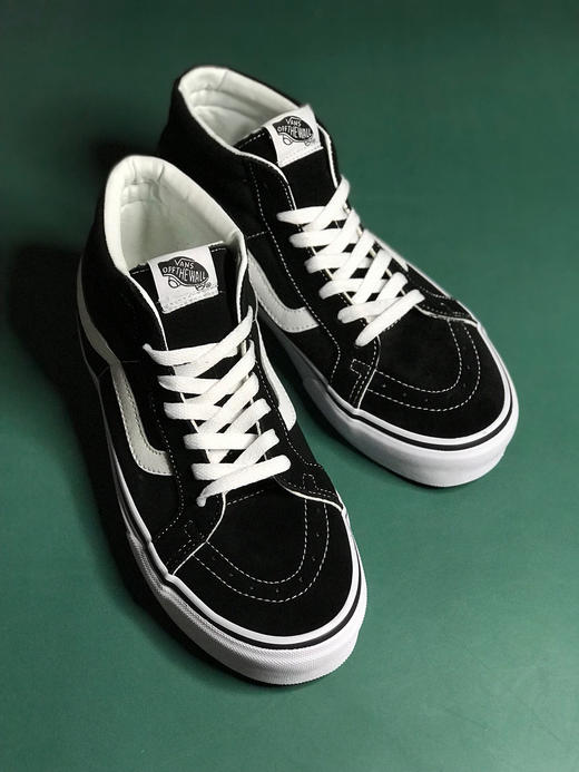 Vans万斯经典款-中帮黑色 商品图1