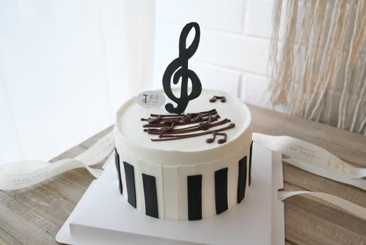 钢琴与音符（全翻糖手工配件）提前一天以上预订 商品图0