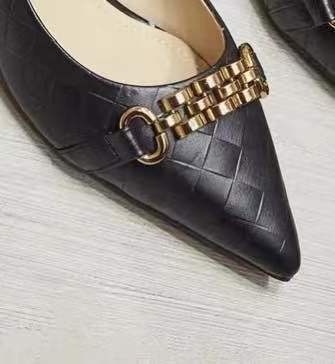 lfgj jeans BK202 牛皮时尚小跟鞋 商品图1