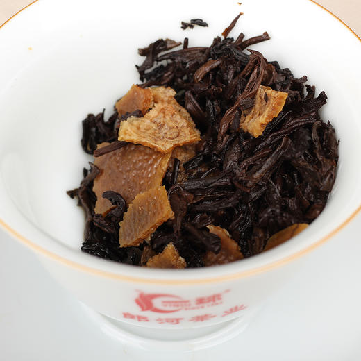 一球2020年红了新会陈皮柑普茶 大红柑云南普洱茶陈年老熟茶郎河茶叶40g 商品图3