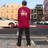 高端面料 潮流鼻祖st*ssy   春季新单品！太空棉廓形圆领卫衣 WY491 商品缩略图0