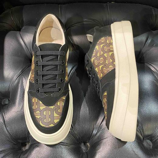 LFGJ 6116 真皮厚底休闲低帮单鞋百搭平底豹纹板鞋 商品图11