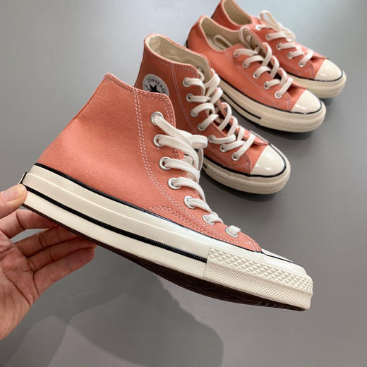 匡威1970s帆布鞋-蜜桃粉高.低帮 商品图0