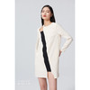 【第一性】不规则条形米白拼黑镂空设计廓H形短款连衣裙/0000663 商品缩略图0