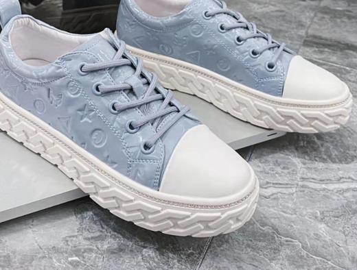 lfgj jeans BR503 街头系带镶钻休闲板鞋 商品图3